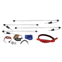 ΣΩΛΗΝΕΣ UNDERCAR LED MULTICOLOUR 2x95cm & 2x125cm - 1 kit. ΣΩΛΗΝΕΣ UNDERCAR LED MULTICOLOUR 2x95cm & 2x125cm - 1 kit.