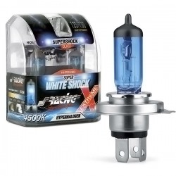H13 12V/60-55W 125/130" 4.500K SUPER WHITE SHOCK X H13 12V/60-55W 125/130" 4.500K SUPER WHITE SHOCK X