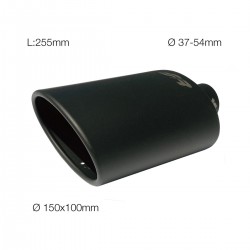 ΑΚΡΟ (ΜΠΟΥΚΑ) ΕΞΑΤΜΙΣΗΣ ΜΑΥΡΟ ΜΑΤ Φ37-54 mm (ΜΗΚΟΣ 255 mm/ΔΙΑΜΕΤΡΟΣ ΕΞΩΤΕΡΙΚΗ 150x100mm) SIMONI RACING  - 1 τεμ. ΑΚΡΟ (ΜΠΟΥΚΑ) ΕΞΑΤΜΙΣΗΣ ΜΑΥΡΟ ΜΑΤ Φ37-54 mm (ΜΗΚΟΣ 255 mm/ΔΙΑΜΕΤΡΟΣ ΕΞΩΤΕΡΙΚΗ 150x100mm) SIMONI RACING  - 1 τεμ.