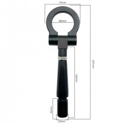 ΓΑΝΤΖΟΣ ΡΥΜΟΥΛΚΗΣΗΣ ΜΗΚΟΣ 237mm ΦΑΡΔΟΣ 70mm  ΣΠΕΙΡΩΜΑ 24mm ΣΕ ΜΑΥΡΟ ΧΡΩΜΑ 300gr SIMONI RACING  - 1 τεμ. ΓΑΝΤΖΟΣ ΡΥΜΟΥΛΚΗΣΗΣ ΜΗΚΟΣ 237mm ΦΑΡΔΟΣ 70mm  ΣΠΕΙΡΩΜΑ 24mm ΣΕ ΜΑΥΡΟ ΧΡΩΜΑ 300gr SIMONI RACING  - 1 τεμ.