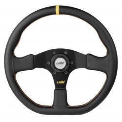 ΤΙΜΟΝΙ STEALTH CORSA 355mm ΤΡΙΑΚΤΙΝΟ ΔΕΡΜΑΤΙΝΟ ΜΑΥΡΟ LUISI ΤΙΜΟΝΙ STEALTH CORSA 355mm ΤΡΙΑΚΤΙΝΟ ΔΕΡΜΑΤΙΝΟ ΜΑΥΡΟ LUISI