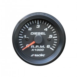 ΣΤΡΟΦΟΜΕΤΡΟ ΜΑΥΡΟ ΓΙΑ DIESEL 0-6000RPM ΠΟΡΤΟΚΑΛΙ ΦΩΣ ΣΤΡΟΦΟΜΕΤΡΟ ΜΑΥΡΟ ΓΙΑ DIESEL 0-6000RPM ΠΟΡΤΟΚΑΛΙ ΦΩΣ