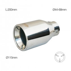 ΑΚΡΟ/ΜΠΟΥΚΑ ΕΞΑΤΜΙΣΗΣ ΧΡΩΜΙΟΥ 44-68mm (ΜΗΚΟΣ 200mm - ΔΙΑΜΕΤΡΟΣ ΕΞΩΤΕΡΙΚΗ 115mm) SIMONI RACING - 1 TEM ΑΚΡΟ/ΜΠΟΥΚΑ ΕΞΑΤΜΙΣΗΣ ΧΡΩΜΙΟΥ 44-68mm (ΜΗΚΟΣ 200mm - ΔΙΑΜΕΤΡΟΣ ΕΞΩΤΕΡΙΚΗ 115mm) SIMONI RACING - 1 TEM