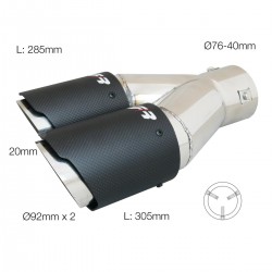 ΑΚΡΟ (ΜΠΟΥΚΑ) ΕΞΑΤΜΙΣΗΣ ΔΙΠΛΗ TRX/CL REAL CARBON 40>76mm ΜΗΚΟΣ 305/285mm (ΑΡΙΣΤΕΡΗ) ΑΚΡΟ (ΜΠΟΥΚΑ) ΕΞΑΤΜΙΣΗΣ ΔΙΠΛΗ TRX/CL REAL CARBON 40>76mm ΜΗΚΟΣ 305/285mm (ΑΡΙΣΤΕΡΗ)