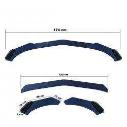 ΔΙΑΚΟΣΜΗΤΙΚΟ SPOILER ΠΡΟΦΥΛΑΚΤΗΡΑ LIP SPLITTER CARBON LOOK 3ΤΕΜ. ΔΙΑΚΟΣΜΗΤΙΚΟ SPOILER ΠΡΟΦΥΛΑΚΤΗΡΑ LIP SPLITTER CARBON LOOK 3ΤΕΜ.