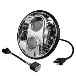 ΦΑΝΑΡΙ ΣΤΡΟΓΓΥΛΟ 7 ΙΝΤΣΩΝ ME 8LED CREE (XML-10W) 9-36V 6000-6500K CHROME ΦΑΝΑΡΙ ΣΤΡΟΓΓΥΛΟ 7 ΙΝΤΣΩΝ ME 8LED CREE (XML-10W) 9-36V 6000-6500K CHROME
