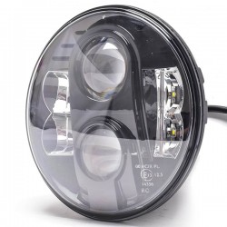 ΦΑΝΑΡΙ ΣΤΡΟΓΓΥΛΟ 7 ΙΝΤΣΩΝ ME 8LED CREE (XML-10W) 9-36V 6000-6500K ΜΑΥΡΟ ΦΑΝΑΡΙ ΣΤΡΟΓΓΥΛΟ 7 ΙΝΤΣΩΝ ME 8LED CREE (XML-10W) 9-36V 6000-6500K ΜΑΥΡΟ