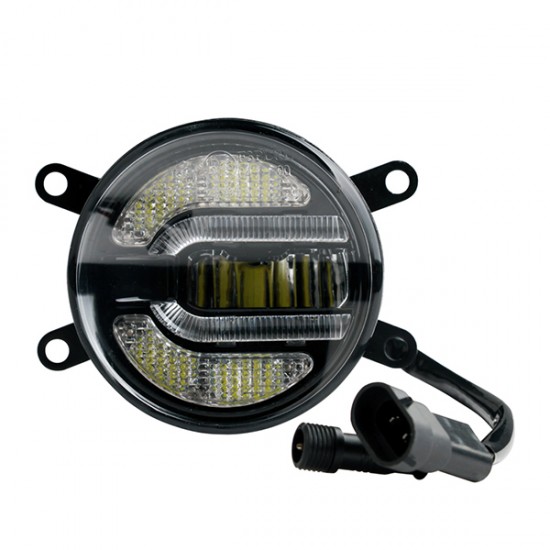 DRL ΚΑΙ ΦΩΣ ΟΜΙΧΛΗΣ 12V ΠΡΟΣΘΕΤΟ DAYTIME ΔΙΕΘΝΗ ΣΤΡΟΓΓΥΛΟ 90mm DRL ΚΑΙ ΦΩΣ ΟΜΙΧΛΗΣ 12V ΠΡΟΣΘΕΤΟ DAYTIME ΔΙΕΘΝΗ ΣΤΡΟΓΓΥΛΟ 90mm
