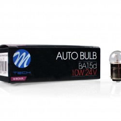 ΛΑΜΠΑΚΙΑ R10W Ba15d 24V 10W (ΦΟΥΝΤΟΥΚΙ) STANDARD ΑΛΟΓΟΝΟΥ M-TECH - 10 τεμ. ΛΑΜΠΑΚΙΑ R10W Ba15d 24V 10W (ΦΟΥΝΤΟΥΚΙ) STANDARD ΑΛΟΓΟΝΟΥ M-TECH - 10 τεμ.