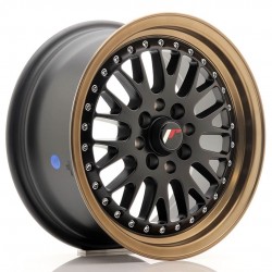 JAPAN RACING 10 16×7 ET30 4×100/108 Matt Black w/Bronze Lip JAPAN RACING 10 16×7 ET30 4×100/108 Matt Black w/Bronze Lip