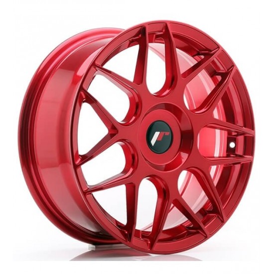 JAPAN RACING 18 17×7 ET20-40 Blank Platinum Red