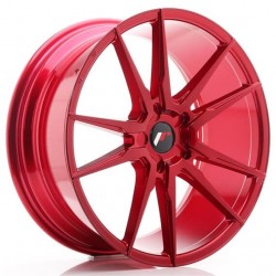 JAPAN RACING 21 17×7 ET35-40 Blank Platinium Red