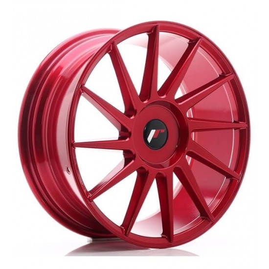 JAPAN RACING 22 17×7 ET35-40 BLANK Platinum Red
