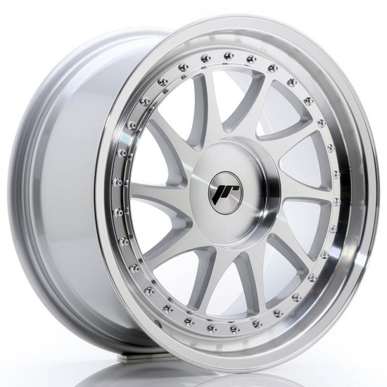 JAPAN RACING 26 16×8 ET10-30 BLANK Silver Machined Face