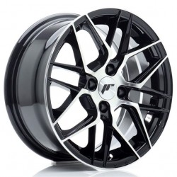 JAPAN RACING 28 16×7 ET20-40 BLANK Gloss Black Machined Face JAPAN RACING 28 16×7 ET20-40 BLANK Gloss Black Machined Face