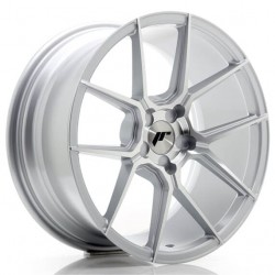 JAPAN RACING 30 17×7 ET20-40 5H BLANK Silver Machined Face JAPAN RACING 30 17×7 ET20-40 5H BLANK Silver Machined Face