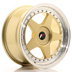 JAPAN RACING 6 16×7 ET35 4×100/114 Gold w/Machined Lip JAPAN RACING 6 16×7 ET35 4×100/114 Gold w/Machined Lip