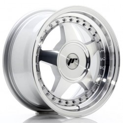 JAPAN RACING 6 16×7 ET20-35 BLANK Silver Machined Face JAPAN RACING 6 16×7 ET20-35 BLANK Silver Machined Face