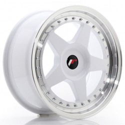 JAPAN RACING 6 16×7 ET35 4×100/114 White w/Machined Lip JAPAN RACING 6 16×7 ET35 4×100/114 White w/Machined Lip