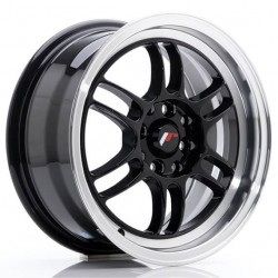 JAPAN RACING 7 16×7 ET38 4×100/114 Gloss Black w/Machined Lip JAPAN RACING 7 16×7 ET38 4×100/114 Gloss Black w/Machined Lip