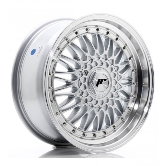 JAPAN RACING 9 17×8,5 ET20 5×112/120 Silver w/Machined Lip+Silver Rivets