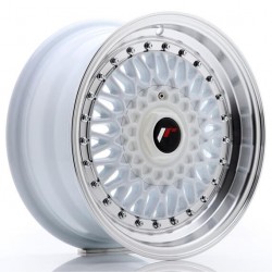 JAPAN RACING 9 16×8 ET25 4×100/108 White w/Machined Lip JAPAN RACING 9 16×8 ET25 4×100/108 White w/Machined Lip
