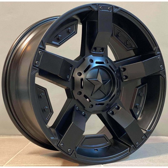 4X4 1143 9×18 6×114,3/120 ET25 Matt Black 4X4 1143 9×18 6×114,3/120 ET25 Matt Black