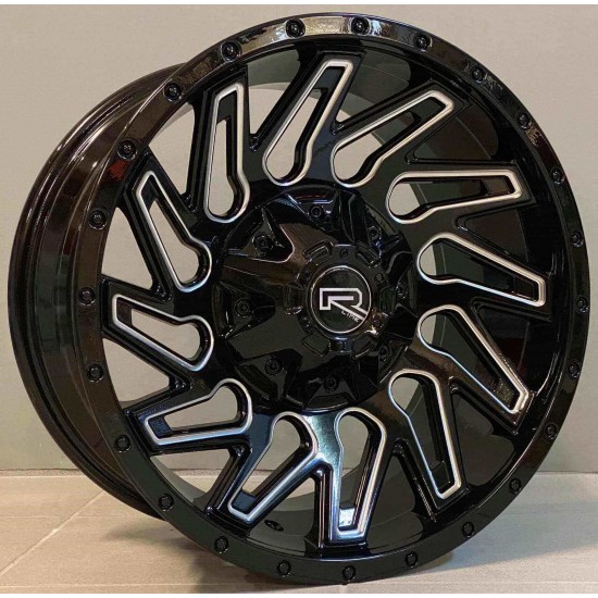 4X4 1283 9×17 6×139,7 ET-10 Black Face Machined 4X4 1283 9×17 6×139,7 ET-10 Black Face Machined
