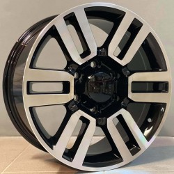4X4 1300 8×18 6×139,7 ET20 Black Face Machined