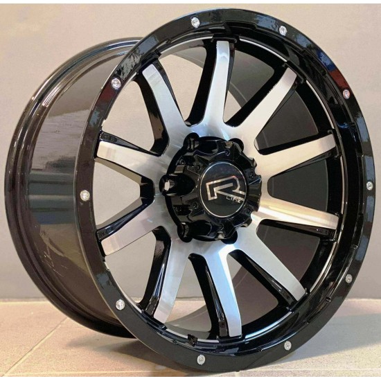 4X4 1303 9×17 6×139,7 ET0 Black Face Machined 4X4 1303 9×17 6×139,7 ET0 Black Face Machined