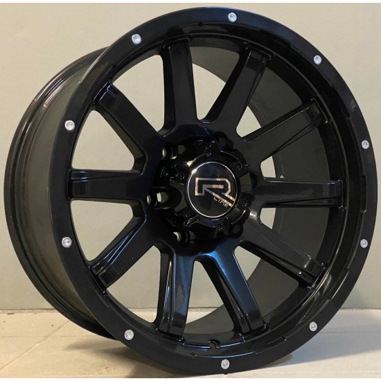 4X4 1303 9×17 6×139,7 ET0 Glossy Black