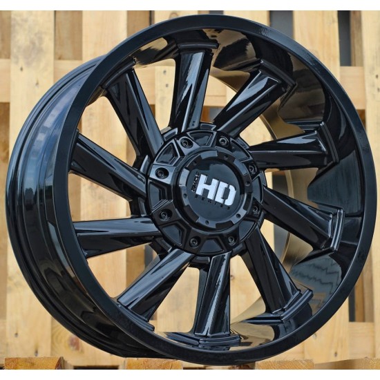 4X4 1323 9×18 6×139,7 ET0 Glossy Black