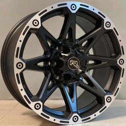 4X4 139 8,5×17 6×114,3 ET15 Black Matt Face Machined