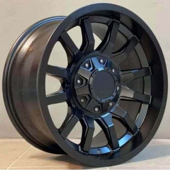 4X4 1427 9×18 6×135/139,7 ET0 Matt Black