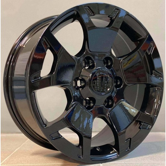 4X4 1460 7,5×17 6×139,7 ET25 Glossy Black