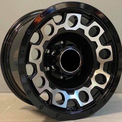 4X4 1534 9×16 6×139,7 ET0 Black Face Machined