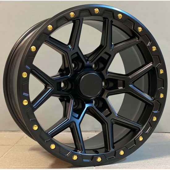 4X4 1536 9×17 6×139,7 ET-12 Matt Black