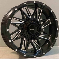 4X4 1544 9×18 5×120/127 ET-12 Black Matt Face Machined