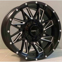 4X4 1544 9×18 5×120/127 ET-12 Black Matt Face Machined