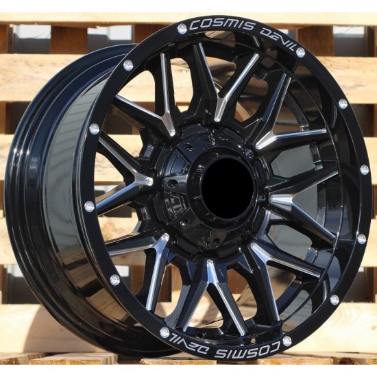 4X4 1592 9×18 6×130/139,7 ET0 Glossy Black