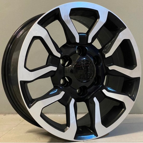 4X4 1623 7,5×17 6×139,7 ET30 Black Face Machined