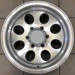 4X4 171 8×16 6×139,7 ET-25 Silver Face Machined