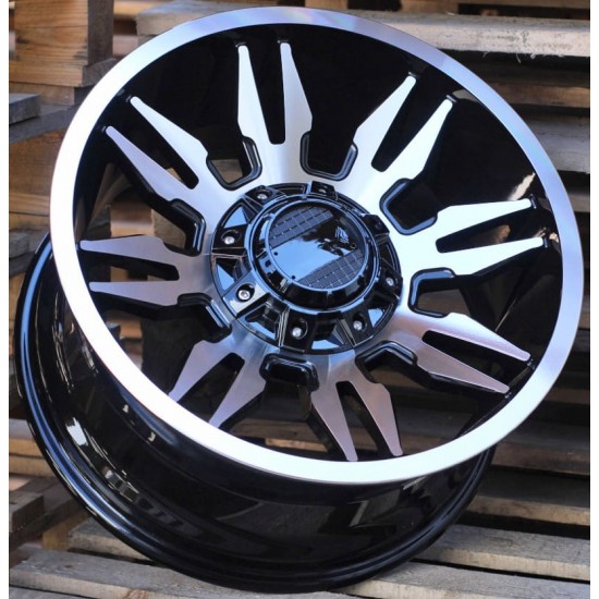 4X4 1737 9×18 6×114,3 ET0 Matt Black