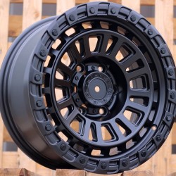4X4 182 8×17 6×139,7 ET0 Matt Black