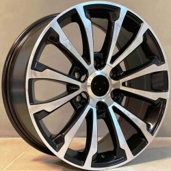 4X4 203 7,5×17 6×139,7 ET25 Black Face Machined