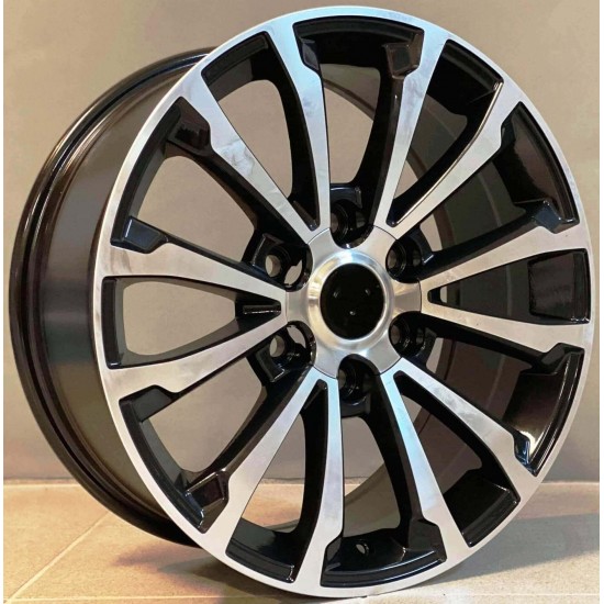 4X4 203 7,5×17 6×139,7 ET25 Black Face Machined