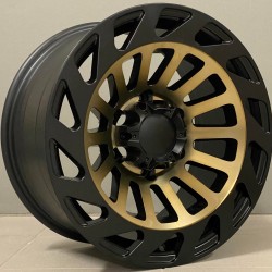 4X4 2143 9×17 6×139,7 ET0 Matt Black/Bronze