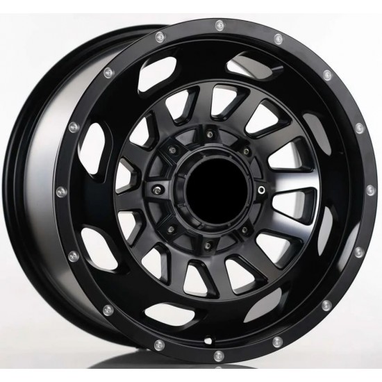 4X4 2144 9×17 6×114,3 ET0 Matt Black