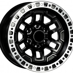 4X4 2175 9×17 6×139,7 ET-24 Matt Black