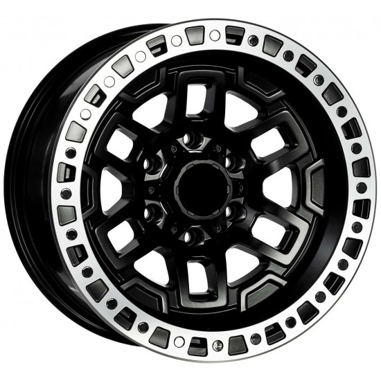 4X4 2175 9×17 6×139,7 ET-24 Matt Black